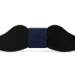 Moustache noir bleu nuit